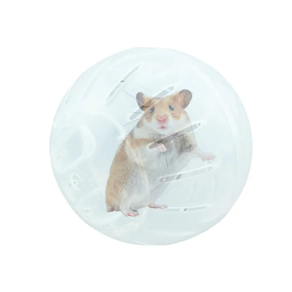 Hamster Exercise Balls With Traction Rope Transparent Hamster Running Ball Wheel Safe Hamster Exercise Balls Pet Supplies