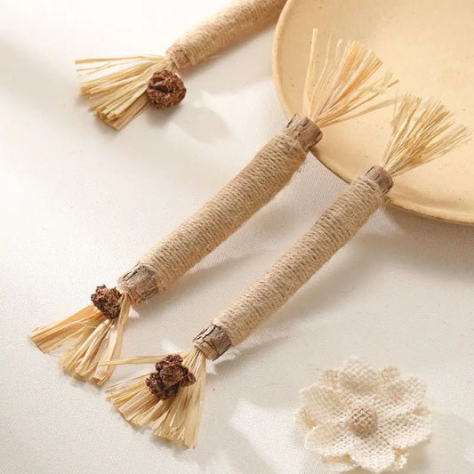 Cat toys polygonum wood tartar stick teeth cleaning tartar fresh breath teething stick pet supplies polygonum wood tartar teasin