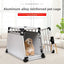 Directly from the manufacturer dog cage, car pet cage air transportation Thickened ventilated aluminum firm pet dog dog cat cage