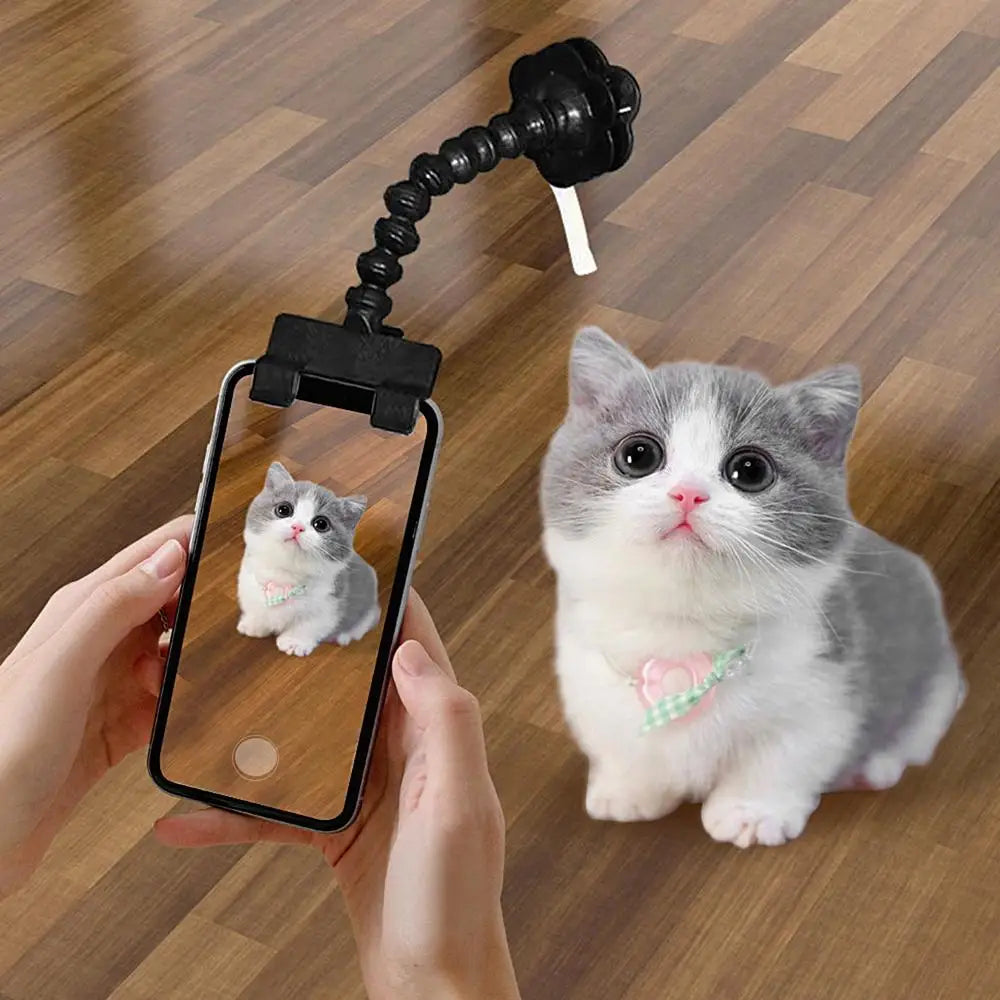 Pet Selfie Stick Flexible Dog Selfie Stick Pet Selfie Rod Dog Cat Toys Cat Photo Interactive Toy Accessories Holder Pet Supplies