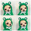 Funny Pet Clothes Cute Green Little Frog Dog And Cat Small Dog Autumn And Winter Sweatshirt Plush Outdoor Fashion Cotton Jacket