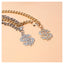 Luxury Dog Collar Necklace for Small Medium Dogs Dollar Sign Pendants Hip Hop Gold/Silver Plated Chain Jewelry Pet Accessories