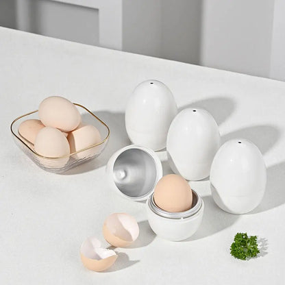 Microwave Oven Egg Steamer 1/4 Egg Capacity Prevent Evenly Kitchen Dumpling Burst Cooking Multifunctional Tool Quickly Heat J0Q5