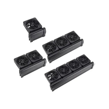 Aquarium Fish Tank Cooling Fan System Chiller Control Reduce Water Temperature 1/2/3/4 Fan Set Cooler Aquarium cooling fans