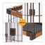 Pet Scene Large 3-Tier Pet Enclosure with WPC Frame and Iron Wire Button Closure Rabbit Hutch Cat Cage Ferret Kennel for Pets