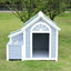 All Seasons Solid Wood Dog House Outdoor Rainproof Outdoor Pet Kennel Large Kennel