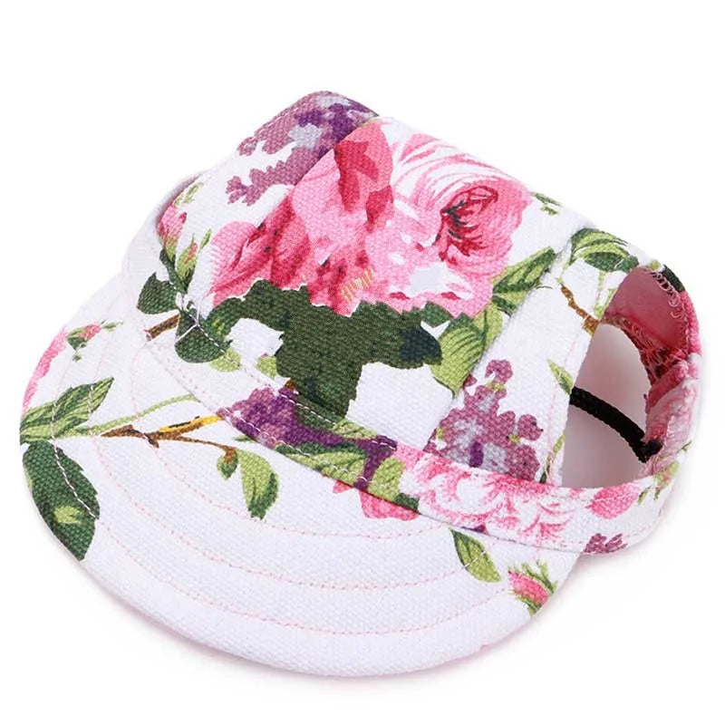 Adjustable Baseball Cap with Ear Holes for Large Medium and Small Dogs Summer Dog Cap Puppy Sun Hat Outdoor Hiking Pet Products