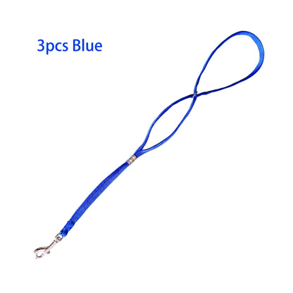 3pcs Pet Grooming Noose Nylon Restraint Loop Leashes Adjustable Dog Cat Fixed Rope for Pet Grooming Table