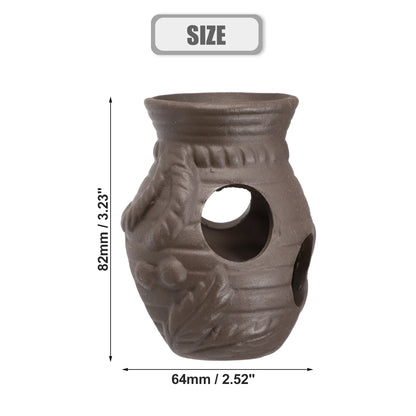 UXCELL Aquarium Hideaway Rock Cave Decoration Parts Resin Fish Shrimps Shelter Pottery House Canister Fish Tank Accessories