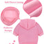 Dog Hoodies Solid Color Sweatshirts with Pocket Pet Pullover Coat Spring Autumn Clothes for Small Dogs, Puppy Cat Sport Costume