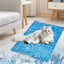 Cooling Dog Bed Pet Blanket Mat Pad Breathable Pad Blanket Puppy Kitten Summer Cool Playing Mat For Small Medium Pets Cats