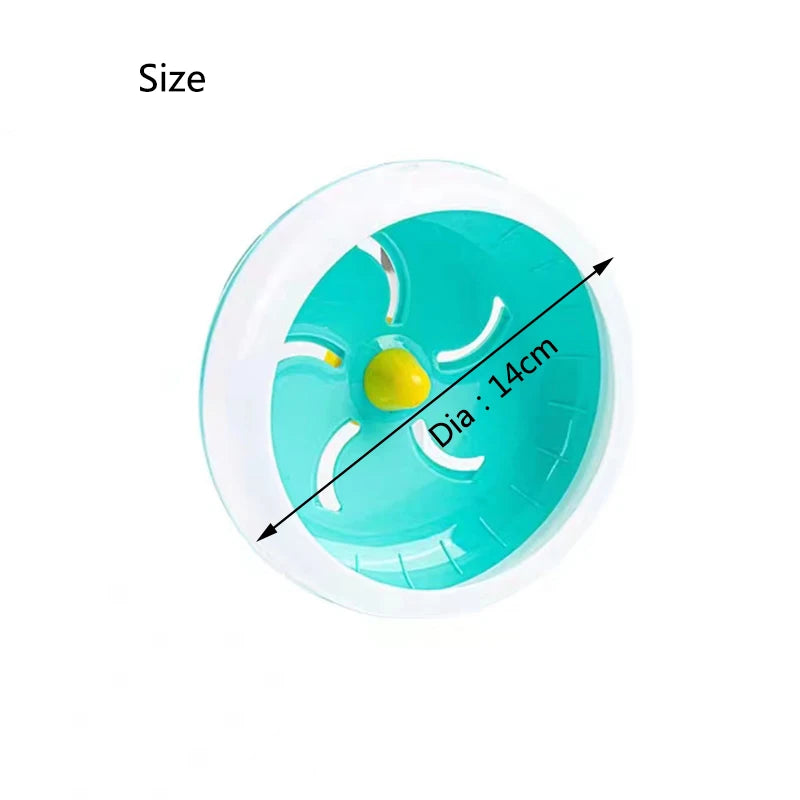 Smooth Hamster Wheel Silent Small Pet Exercise Wheel Plastic Running Toy for Hamster Cage Small Pet Sports Wheel Pet Accessories