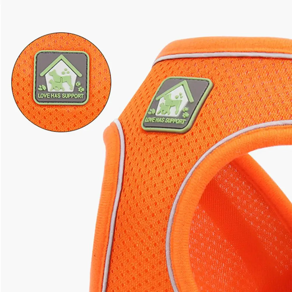 Pet Harness For Small Dogs No Pull Soft Padded Dog Vest For Medium Large Dogs Breathable Reflective Adjustable Soft Mesh Padded