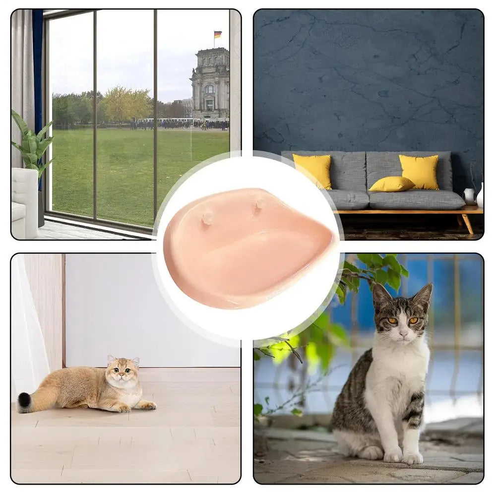 Suction Cup Cat Bed Window Indoor Cat Perch Seat Hammock Suction Cup Design Cat Shelves For Marble Smooth Glass And Sheet Metal