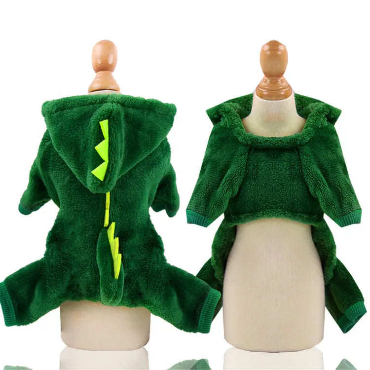 pawstrip Small Dog Clothes Warm Winter Pet Dog Jumpsuit Puppy Fleece Hoodie Chihuahua Small Medium Dog Warm Outfit Kitten Jacket