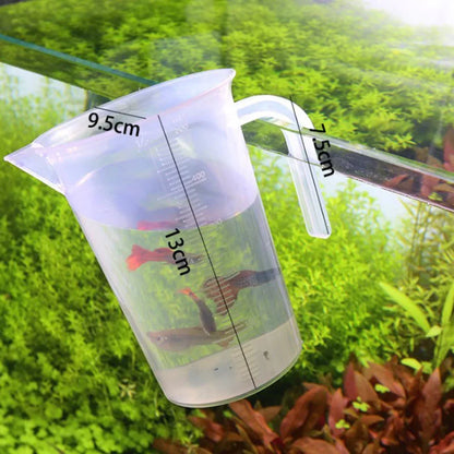 500ml Aquarium Measuring Cup Cleaning tools  Fish Tank Siphon Pump Water Changer Aquarium Accessories