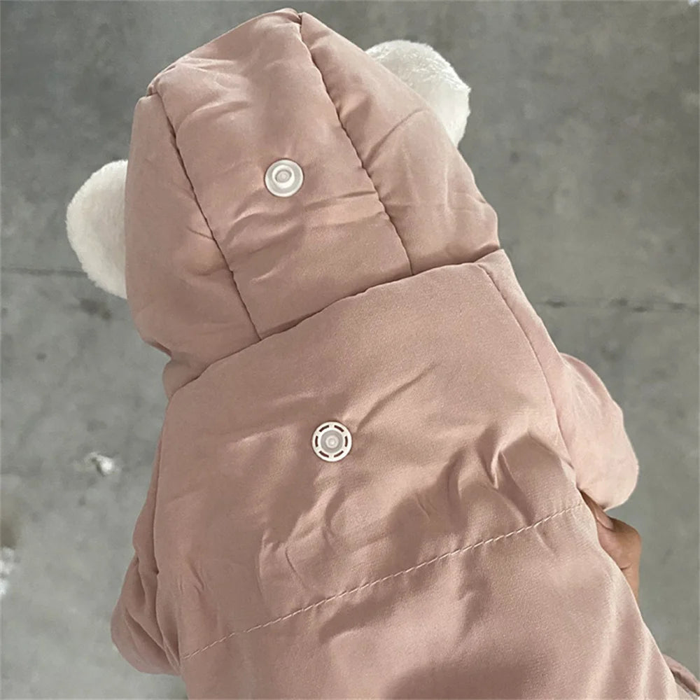 Cute Chihuahua Dog Jumpsuit Winter Warm Pet Costume Clothes for Small Dogs Pinscher Maltese Overalls Pajamas disfraz de perro