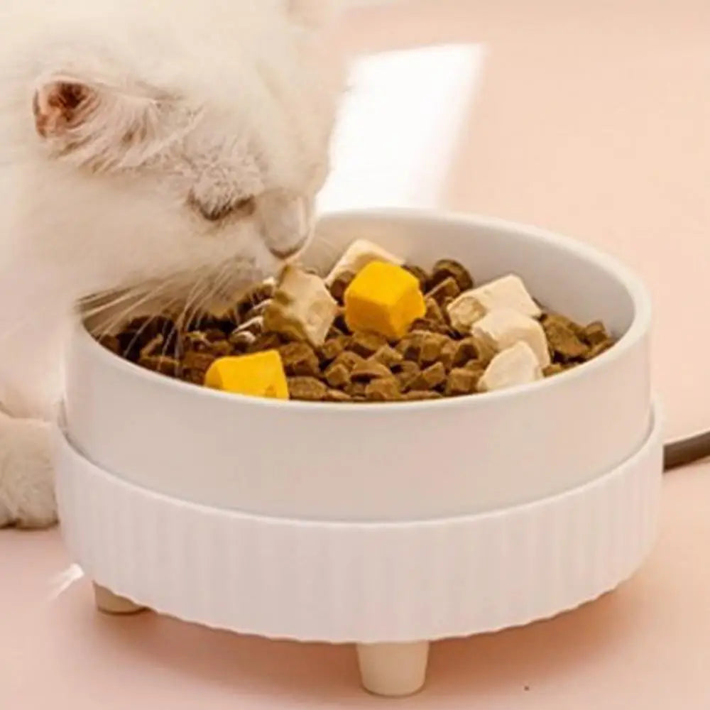 Heated Dog Water Bowl Thermostatic Cat Heating Bowl Quiet Pet Water Bowl Heater Animal Drinking Bowl Pet Water Dispenser For