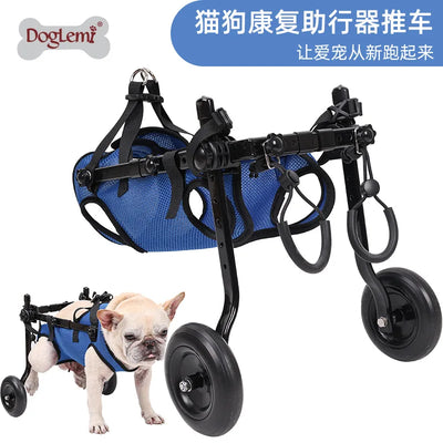 Pet Dog Wheelchair Leg Injury Walker Cat Rehabilitation Walker Small Stroller That Can Go To The Bathroom To Assist Walking