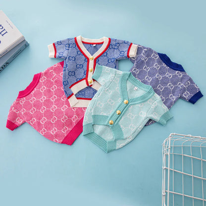 The New Dog Sweater  Pet Clothes Parent-child Wear Autumn and Winter Leisure Seven Sizes
