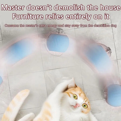 Smart Rolling Cat Toy Ball Relieve Kitten Boredom Automatic Shutoff Rechargeable Creative New Kitten Chasing Toy Electric Ball