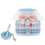 Sweet Plaid Puppy Dog Harness with Bow Walking Pet Harnesses and Leash Set for Small Dogs Schnauzer Poodle mascotas Accessories
