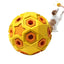 Pet Sound Toys Dog Toy Ball Rubber Hollowed Star Shape Squeaky Balls for Dogs Portable Bite Resistant Training Playing Supplies