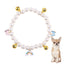 Pearl Dog Collar Pearl Collar For Dogs Pearl Cat Collar Dog Jewelry For Small Dogs Puppy Necklace Adjustable Elegant For Small