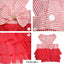 Princess Dog Dress for Small Dogs, Chihuahua Yorkie Layer Stripe Mesh Tutu Skirt Puppy Summer Clothes Pet Bowknot Dresses
