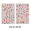 2pcs/set Autumn Maple Leaf Nail Art Sticker Bird Cotton Squirrel Mushroom Pumpkin Design Nail Decal Sliders Manicure Decoration