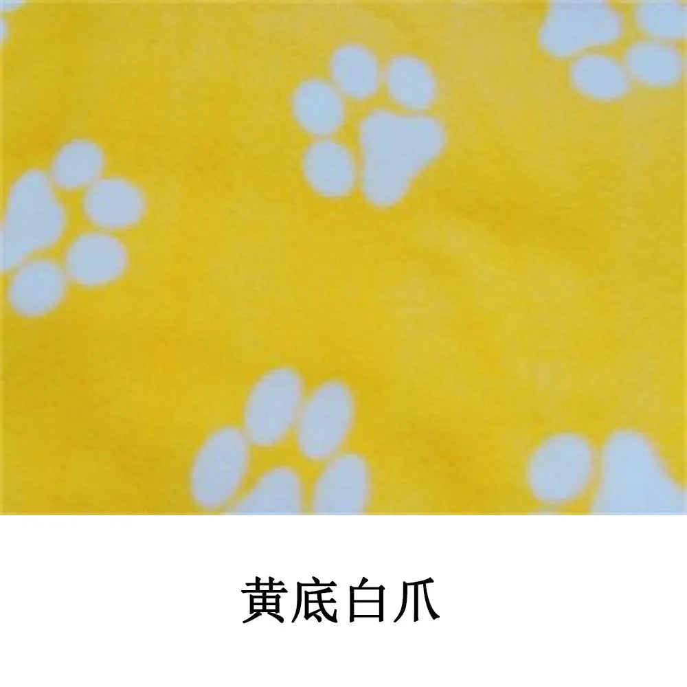 Pet Blanket Super Soft Dog Blanket with Cute Paw Print Warm Puppy Blanket Mat Bed Cover for Large Dogs Kitten Cat Small Animals