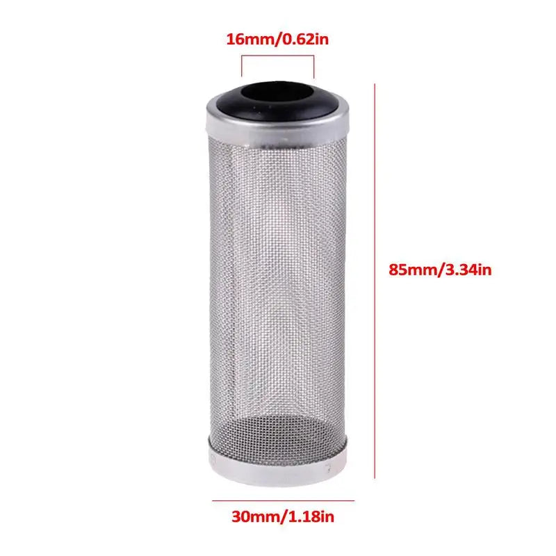 Aquarium Filter Guard Fish Filter Guard Inlet Filter Stainless Steel Pre-Filter Cover Intake Strainer Safe Guard For Fish Shrimp