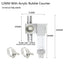 Metal ﻿Aquarium CO2 External atomizer, with bubble counter atomizer, super diffuser outside the fish tank, for aquatic plants