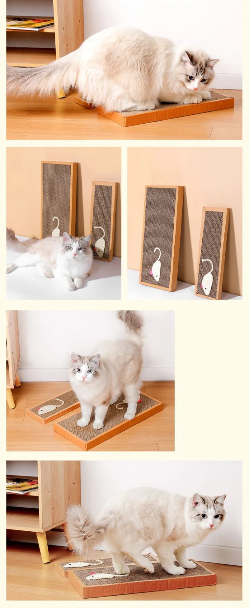 Pet Cat Scratching Board Cat Cardboard Mat Scraper Grinding Claw Toys for Cat Scratcher Cat Furniture Protector Cat Accesorios