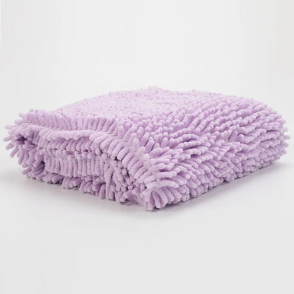Pet Dog Towel, Super Absorbent Microfiber Towel with Hand Pockets, Quick Dry Shammy Towel Dog Bathing Supplies, Machine Washable