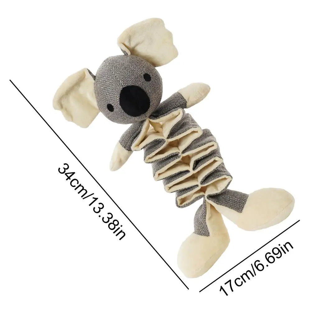 Plush Squeaky Dog Toys Teeth Cleaning Sound Pet Dog Toys Animal Shape Squeaky Dog Chew Toy For Puppies Puppy Squeaker Toys