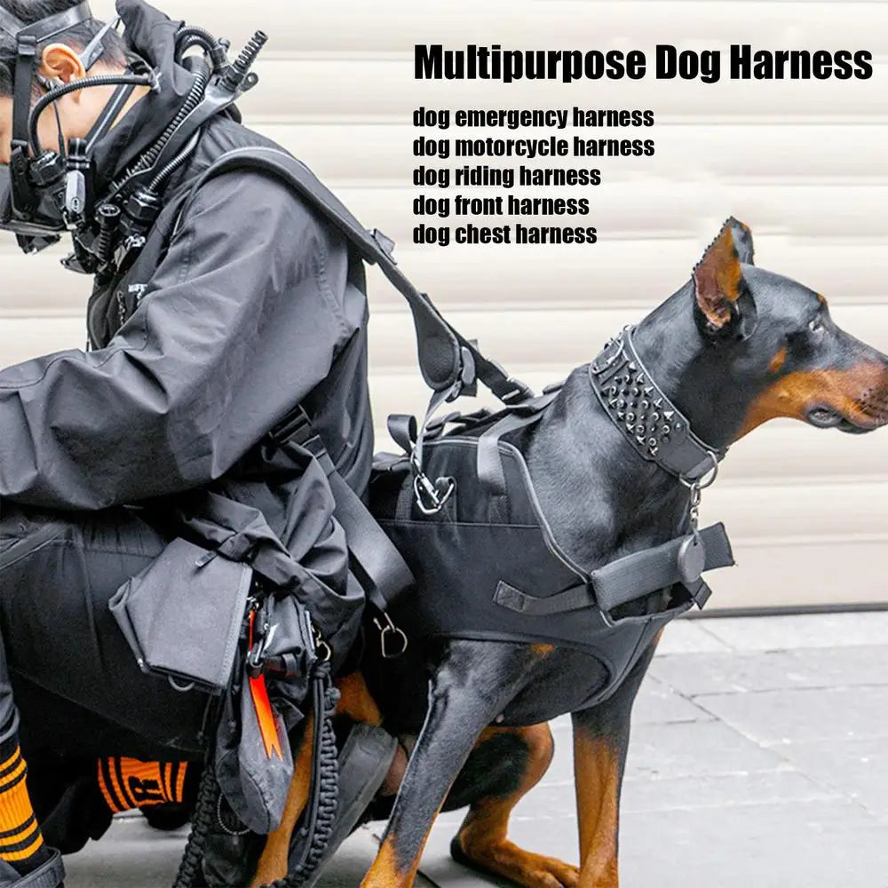 Dog Lift Harness Dog Backpack Harness Adjustable Pet Rear Hip Support Lift Breathable Dog Support & Recovery Sling For Puppy Dog