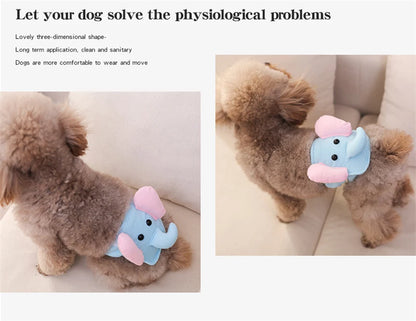Soft Cotton Male Dog Physiological Panties Belt Lovely Outdoor Pet Safety Underwear for Medium Big Dog Boy Shorts Puppy Products
