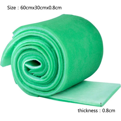 Biochemical Green White Aquarium Cotton Sponge Fish Tank Filtration Foam Green Spongs Aquarium Accessories Water Filter Cotton