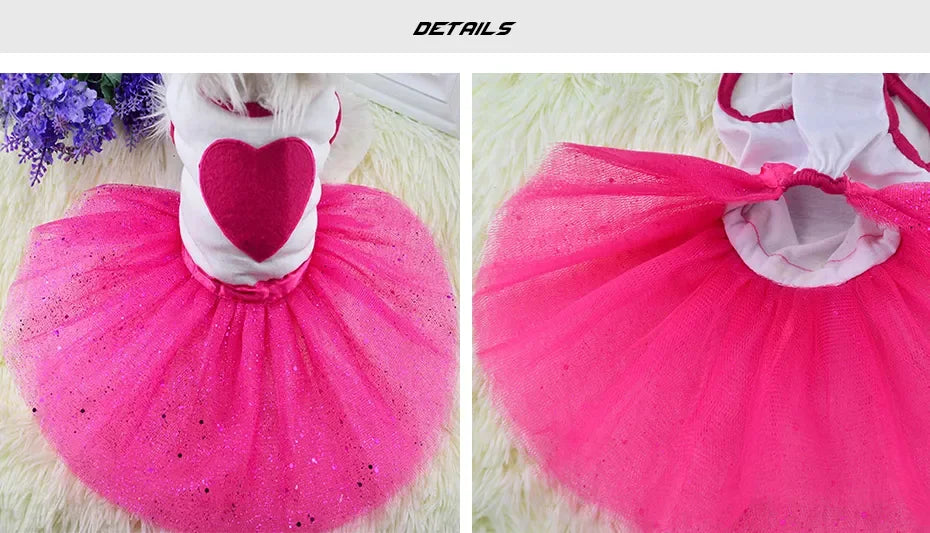 Dog Wedding Dress Cotton Lace Floral Dress For Small Dogs Chihuahua Summer Puppy Dress Pomeranian Princess Tutu Yorkshire Clothe