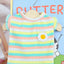 Summer Dog Clothes Pet Dog Vest Dress Dog Knitted Striped Dog T Shirt Chihuahua Bichon Clothing Kitten Puppy Girls Dog Costume