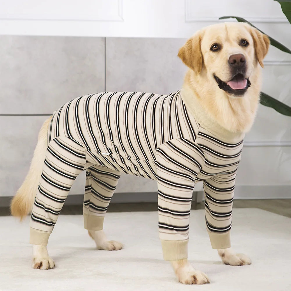 Full Cover Dog Jumpsuit Dog Recovery Suit After Surgery Anti Shedding Bodysuit Pet Claming Pajamas for Small Medium Large Dogs