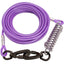 Dog Tie Out Cable Leash, Double Durable Steel, Welded Clamp, Lead, Small, Medium, Large Dogs, Outdoor Leash Belt