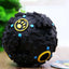 1PC Black Molars Bite Sound Toy Leaky Food Ball Dog Suitable for Large, Medium and Small Dogs Educational Toy Ball