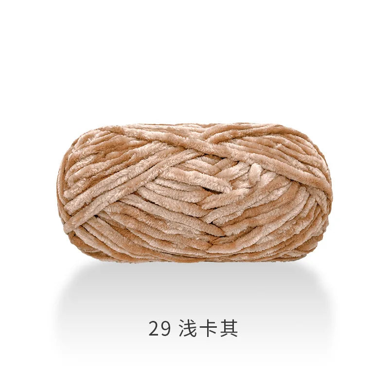 Ruyi bird warm fleece thick wool handmade DIY crochet woven golden velvet hook shoe thread wool ball
