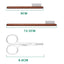 Pet Woodiness Facial Cleaning Comb Removes Tear Stains Eye-poop Comb Dog Hair Repair Scissors Cat Hair Comb Pet Clean Supplies
