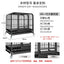 Dog Cage Small Medium Large Dog Square Tube Dog Cage Bold Iron Pet Dog Dog Cage Dog House Teddy Golden Retriever Supplies