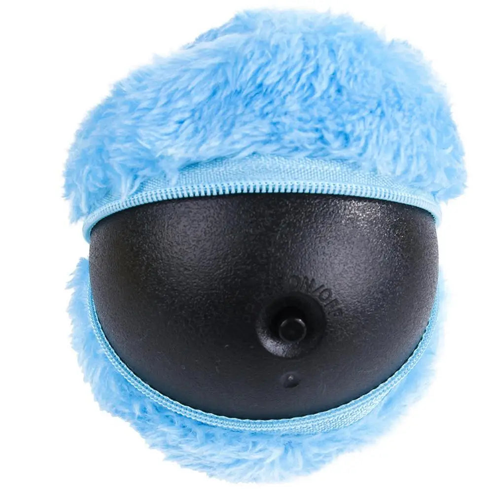 Dog Chewing Toy Rolling Ball Plush Sniffing Toy, Pet Supplies, Interactive Cat Toy, Movable Puppy Chew Squeaky Toy for Dogs