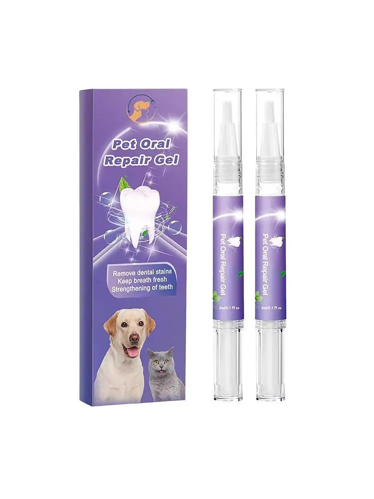 Pet Oral Gel Pet Oral Repair Gel Cleaning Dog Cat Teeth Natural Teeth Cleaning Tools Dental Stain Cleaning Pen Care Cleaner