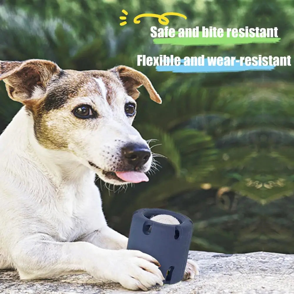 Dog Tennis Tumble Interactive Toy Pet Training Ball Rubber Heavy Duty Tennis Ball Cup Toy Puppy Chewing Dispensing self Play Toy
